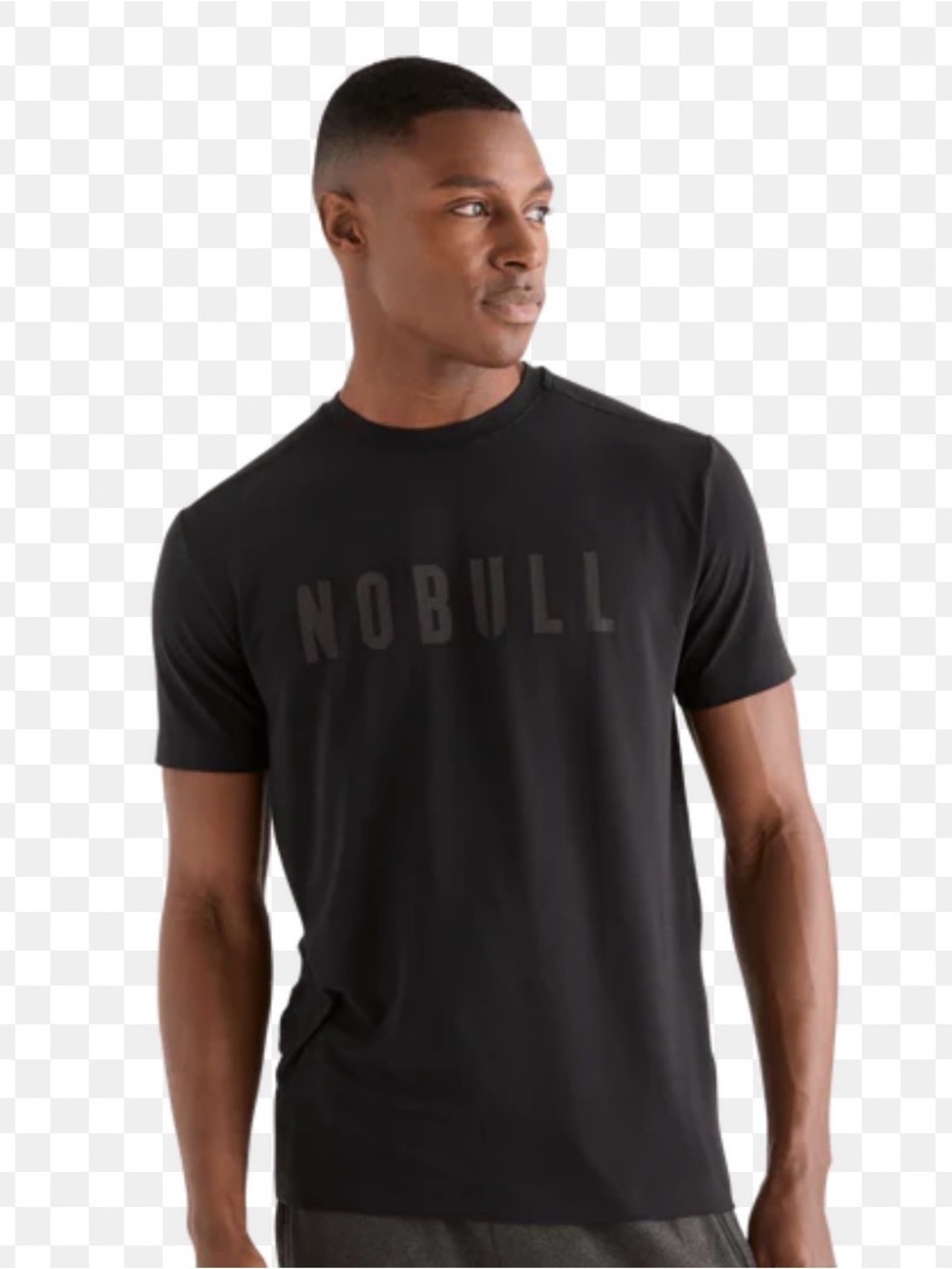 NOBULL Black Short-Sleeve Logo Tee